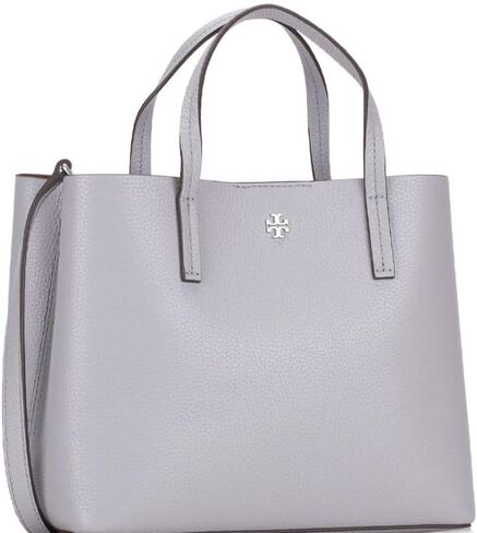 Tory Burch 85985 Blake Bay Grey With Silver Hardware Women's Leather Small Tote Bag in Saudi Arabia