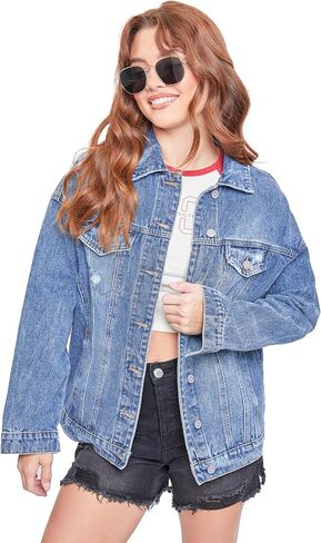 YMI Jeans Women's Oversized Denim Jacket in Saudi Arabia