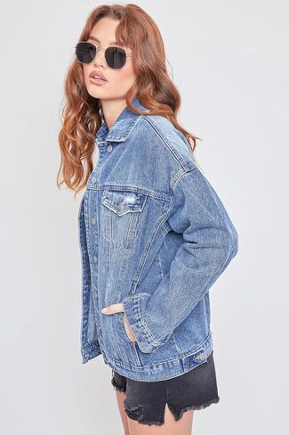 YMI Jeans Women's Oversized Denim Jacket in Saudi Arabia