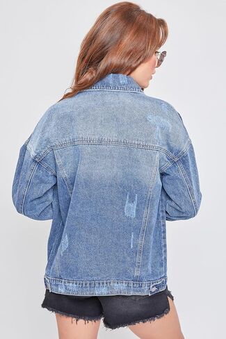 YMI Jeans Women's Oversized Denim Jacket in Saudi Arabia