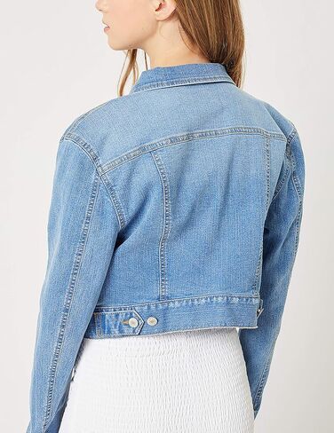 سترة نسائية كاجوال كلاسيكية بأكمام طويلة من قماش الدنيم in Kuwait