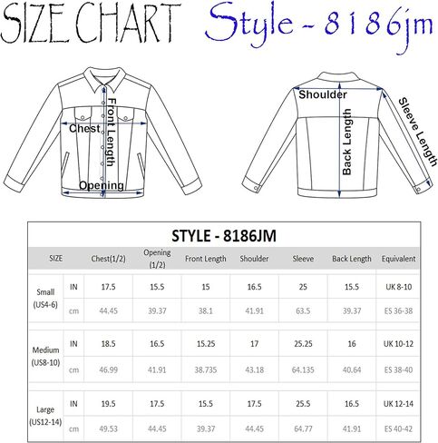 سترة نسائية كاجوال كلاسيكية بأكمام طويلة من قماش الدنيم in Kuwait