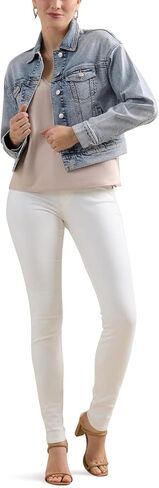 Rock & Republic Women's Aria Boxy Crop Denim Jacket in Saudi Arabia