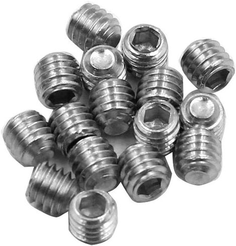 TOUHIA 50 قطعة مجموعة مقابس سداسية برغي M4 x 4 مللي متر مسامير من الفولاذ المقاوم للصدأ ألين رئيس اليرقة in Kuwait