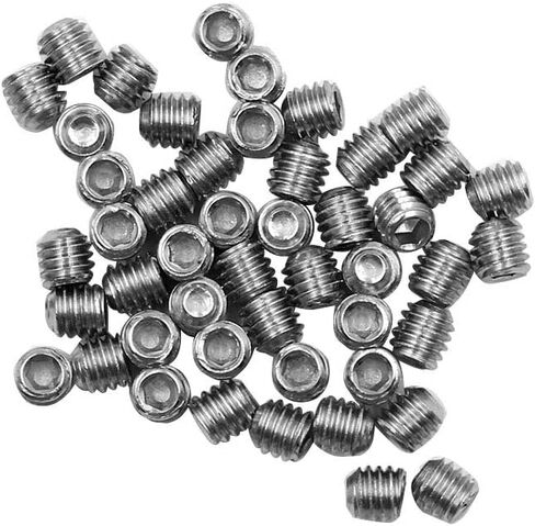 TOUHIA 50 قطعة مجموعة مقابس سداسية برغي M4 x 4 مللي متر مسامير من الفولاذ المقاوم للصدأ ألين رئيس اليرقة in Kuwait