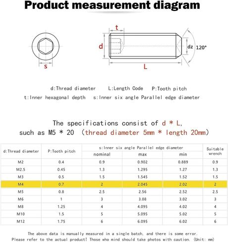 M4-0.7 × 3 مم مجموعة مقابس سداسية سوداء، نقطة كوب مقطوعة الرأس، مسمار مسطح، محرك سداسي داخلي، سبائك فولاذ، فولاذ كربوني درجة 12.9، لمقبض باب رف المناشف، خيط خارجي، حزمة من 100 in Kuwait