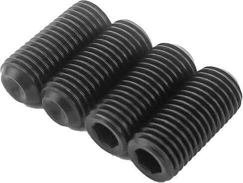M4-0.7 × 3 مم مجموعة مقابس سداسية سوداء، نقطة كوب مقطوعة الرأس، مسمار مسطح، محرك سداسي داخلي، سبائك فولاذ، فولاذ كربوني درجة 12.9، لمقبض باب رف المناشف، خيط خارجي، حزمة من 100 in Kuwait