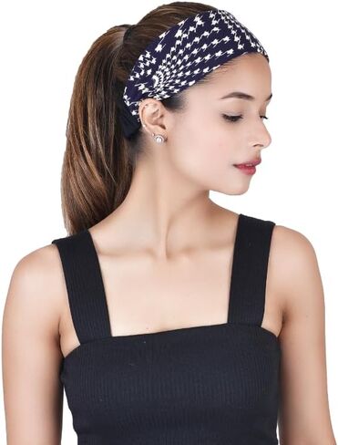 SAKUCHI Sports Women Headband Moisture Wicking Workout Sweatbands for Running, Cross Training, Yoga in Saudi Arabia