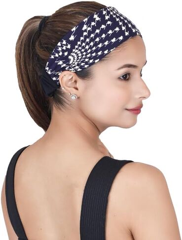 SAKUCHI Sports Women Headband Moisture Wicking Workout Sweatbands for Running, Cross Training, Yoga in Saudi Arabia