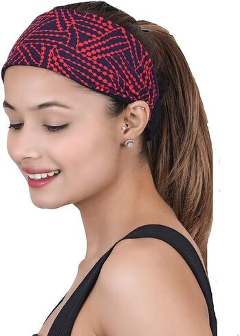 SAKUCHI Sports Women Headband Moisture Wicking Workout Sweatbands for Running, Cross Training, Yoga in Saudi Arabia