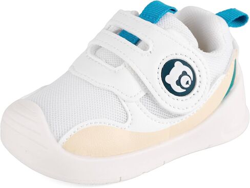 Baby Sneakers Toddler First Crawling Shoes Non Slip Soft PU Leather Prewalkers Rubber Sole for Boys Girls in Saudi Arabia