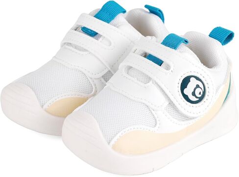 Baby Sneakers Toddler First Crawling Shoes Non Slip Soft PU Leather Prewalkers Rubber Sole for Boys Girls in Saudi Arabia