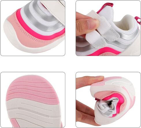 Baby Sneakers Toddler First Crawling Shoes Non Slip Soft PU Leather Prewalkers Rubber Sole for Boys Girls in Saudi Arabia
