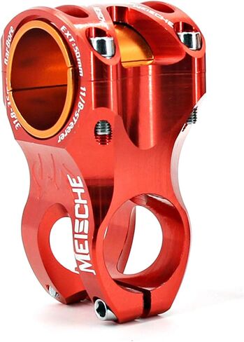 MEISCHE Upgraded MTB Stem, 50mm Enduro Bicycle Stem for 31.8 or 35mm Bar Clamp,CNC 3D Forged AL Handlebar Stem Riser for Mountain Bike in Saudi Arabia