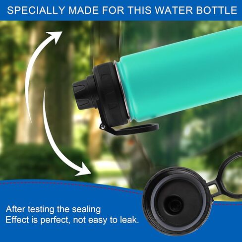 6pcs Stainless Steel Water Bottle Gasket Replacement for DRINCO 14/18/22/32/40/64oz, Silicone Spout Lid Sealing Rings & Water Bottle Spout Lid Gaskets for DRINCO Chug Lids in Kuwait