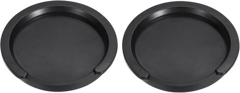 MECCANIXITY Guitar Sound Hole Cover,3 Inch Dia Acoustic Guitar Covers Soft Rubber Feedback for Acoustic Guitar Pack of 2,Black in Saudi Arabia
