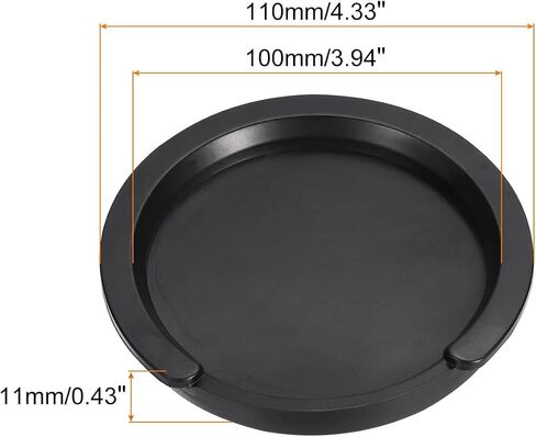 MECCANIXITY Guitar Sound Hole Cover,3 Inch Dia Acoustic Guitar Covers Soft Rubber Feedback for Acoustic Guitar Pack of 2,Black in Saudi Arabia