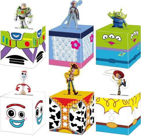 PCfmar 30Pcs Toy Inspired Story Party Boxes,Toy Inspired Story Party Gift Boxes,Toy Inspired Story Theme Party Decorations Props Boxes for Birthday Party Supplies. in Saudi Arabia