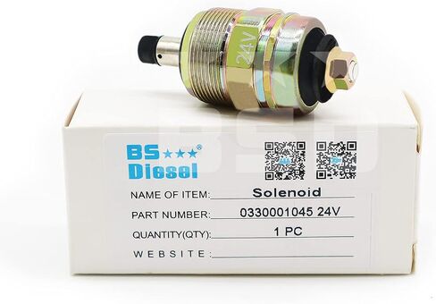 قطع إيقاف الملف اللولبي إيقاف التبديل 0330001045 يصلح ل دودج الكمون 5.9L VE مضخة حقن الوقود مع ختم حلقة مزدوجة O (12 فولت) in Kuwait