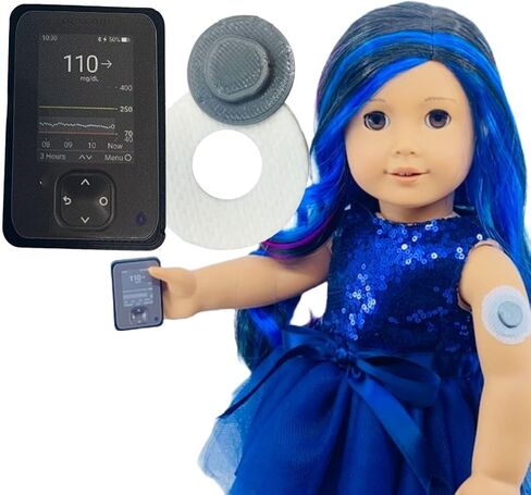 Warrior Buddy Diabetes Accessories Compatible with 18" Dolls or Plush Toys. (T-Slim, Plastic) in Saudi Arabia