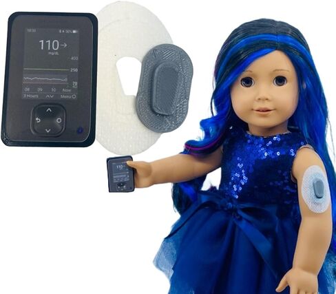 Warrior Buddy Diabetes Accessories Compatible with 18" Dolls or Plush Toys. (T-Slim, Plastic) in Saudi Arabia