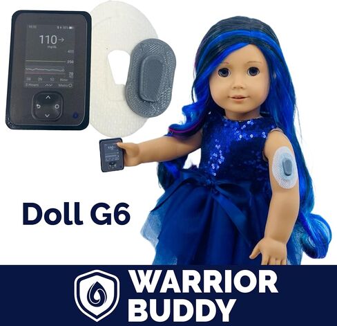 Warrior Buddy Diabetes Accessories Compatible with 18" Dolls or Plush Toys. (T-Slim, Plastic) in Saudi Arabia