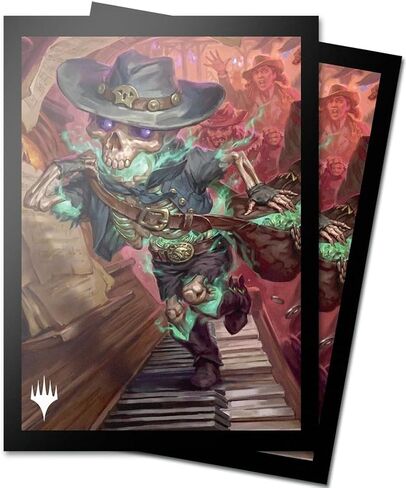 Ultra PRO - Magic: The Gathering Outlaws of Thunder Junction 100 قيراط ChromaFuion حجم قياسي الأكمام بطاقة قدم. ستيلا لي، قم بحماية وتخزين بطاقات الألعاب الخاصة بك، وبطاقات MTG، وأغلفة البطاقات ذات اللمسة النهائية غير اللامعة in Saudi Arabia