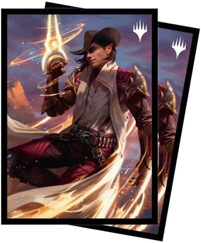 Ultra PRO - Magic: The Gathering Outlaws of Thunder Junction 100 قيراط ChromaFuion حجم قياسي الأكمام بطاقة قدم. ستيلا لي، قم بحماية وتخزين بطاقات الألعاب الخاصة بك، وبطاقات MTG، وأغلفة البطاقات ذات اللمسة النهائية غير اللامعة in Saudi Arabia