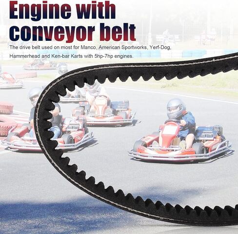 QAZAKY Drive Belt 30 Series متوافق مع Manco 5959 Comet 203589 Hoffco 99470 TAV30 TAV2 Ken-Bar 300009 Carter Kartco Go Kart 5HP-6HP 7HP Engine 128487 BB65395 255299 8487 Murray Baja Rotary in Kuwait