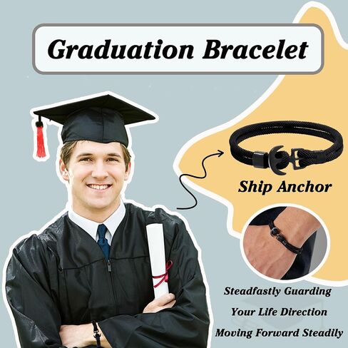 Shonyin 2024 Ship Anchor Graduation Gifts for Her Him, Suitable as A Gifts for 5th 8th Grade High School College in Saudi Arabia