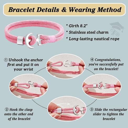 Shonyin 2024 Ship Anchor Graduation Gifts for Her Him, Suitable as A Gifts for 5th 8th Grade High School College in Kuwait