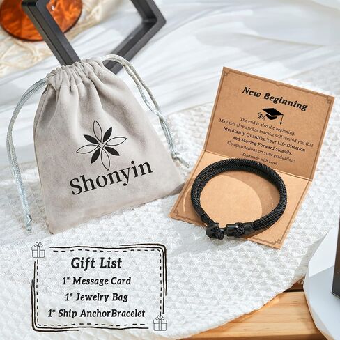 Shonyin 2024 Ship Anchor Graduation Gifts for Her Him, Suitable as A Gifts for 5th 8th Grade High School College in Saudi Arabia