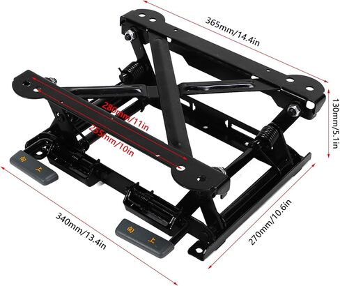 Qiilu Seat Lifting Base, Car Seats Height Adjuster Steel Alloy Truck Seat Lifting Base for Vehicle in Saudi Arabia