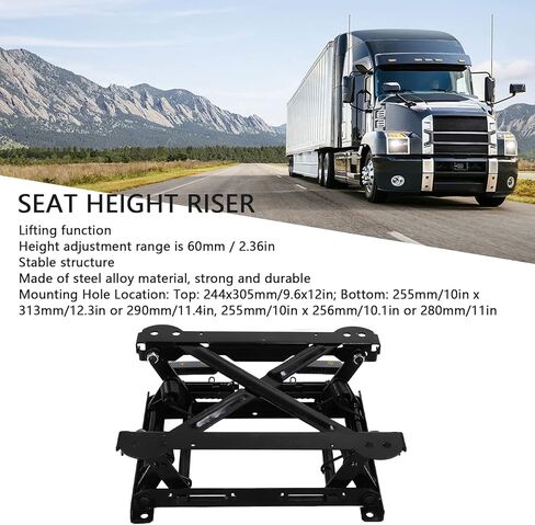 Qiilu Seat Lifting Base, Car Seats Height Adjuster Steel Alloy Truck Seat Lifting Base for Vehicle in Saudi Arabia