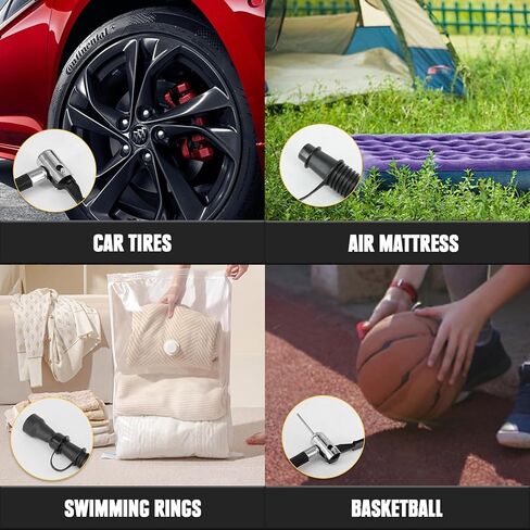 Cordless Tire Inflator for Makita 18V Battery (NO Battery), Upgraded 160 PSI High Pressure Portable Air Compressor with Digital Gauge, Auto Shut Off, LED Light For Balls, Tires, Swim Toys in Saudi Arabia