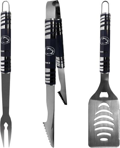 NCAA Siskiyou Sports Fan Shop Penn State Nittany Lions 3 pc Tailgater BBQ Set and Salt and Pepper Shaker Set One Size Team Color in Saudi Arabia