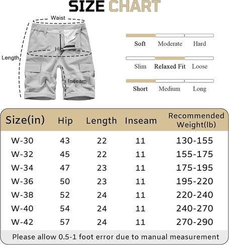 APTRO Men's Cargo Shorts Multi-Pockets Work Shorts Casual Street Shorts K096 36 in Saudi Arabia