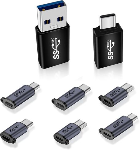 محول KOLODOGO USB C/Micro USB إلى موصل USB صغير من النوع C/موسع مايكرو، USB أنثى إلى ذكر من النوع C، محول شحن عالمي من النوع C أنثى إلى USB ذكر in Kuwait