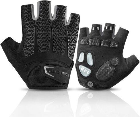 ROCKBROS Winter Cycling Gloves Winter Bike Gloves with Full Finger Windproof Anti-Slip Thermal Gloves for Cycling,Biking,Running Blue in Saudi Arabia