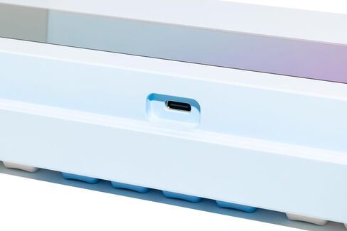 KEEBMONKEY WOBKEY Rainy 75 CNC الألومنيوم HMX/JWK/Cocoa Switches لوحة مفاتيح ميكانيكية ثلاثية الوضع مع صوتيات فائقة، RGB/FR4/Silver SUS304/7000mAh/Cocoa Switch (Pro - أسود) in Kuwait