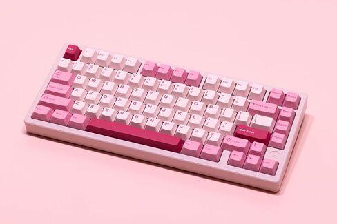 KEEBMONKEY WOBKEY Rainy 75 CNC الألومنيوم HMX/JWK/Cocoa Switches لوحة مفاتيح ميكانيكية ثلاثية الوضع مع صوتيات فائقة، RGB/FR4/Silver SUS304/7000mAh/Cocoa Switch (Pro - أسود) in Kuwait