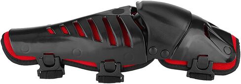 Qiilu black tactical knee and shin pads knee guard Pair of Motorcycle Racing Motocross Knee Pads Guards Protector Protective Gear knee shin guard in Saudi Arabia