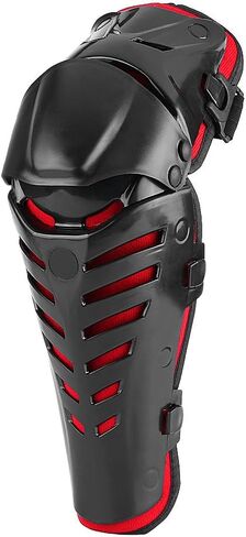 Qiilu black tactical knee and shin pads knee guard Pair of Motorcycle Racing Motocross Knee Pads Guards Protector Protective Gear knee shin guard in Saudi Arabia