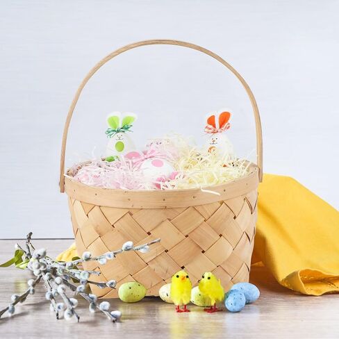 KIMOBER 300g/10.58oz Easter Basket Grass,Colorful Raffia Tissue Paper Shreds Crinkle Cut Paper Shred Filler for Basket Filler Gift Wrapping Supply(6 Colors) in Kuwait