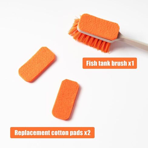 Rislobx 1pcs Small Aquarium Cleaning Tool, Algae Scraper for Fish Tank, Aquarium Brush, Fish Tank Cleaner Adapted for Glass and Acrylic Aquariums in Saudi Arabia