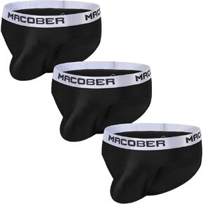 Mens Sexy Silk Bulge Enhancing Underwear Pouch Low Rise Bikini Briefs Multi pack in Saudi Arabia
