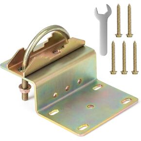 مجموعتان من دعامة تثبيت عمود الهوائي شديدة التحمل M8 U براغي مقاومة للرياح، مشبك صاري هوائي من الفولاذ المجلفن + 10 براغي للمنزل خارج حامل عمود هوائي التلفزيون in Kuwait