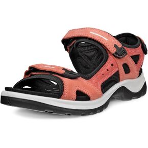 Ecco Women's Yucatan Sport Sandal ، Brick/Chili Red Nubuck ، 7-7. 5 in Kuwait