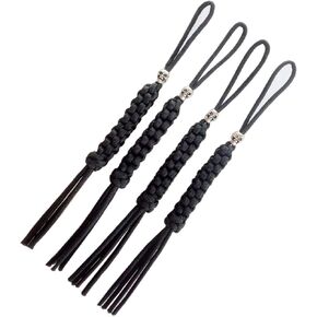 حبل سكين باراكورد مربع من YHAN مع خرزة من خليط معدني على شكل جمجمة - 4 قطع in Kuwait