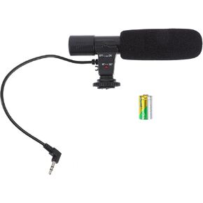 ميكروفون كاميرا رقمية jojofuny ميكروفون كاميرا DSLR لتسجيل الفيديو وميكروفون تسجيل احترافي مع أنبوب صوتي متوافق مع الهواتف الذكية وملحقات فيديو خفيفة الوزن للتصوير in Kuwait